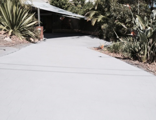 Clareville – Driveway – Resurface from Old Stencil